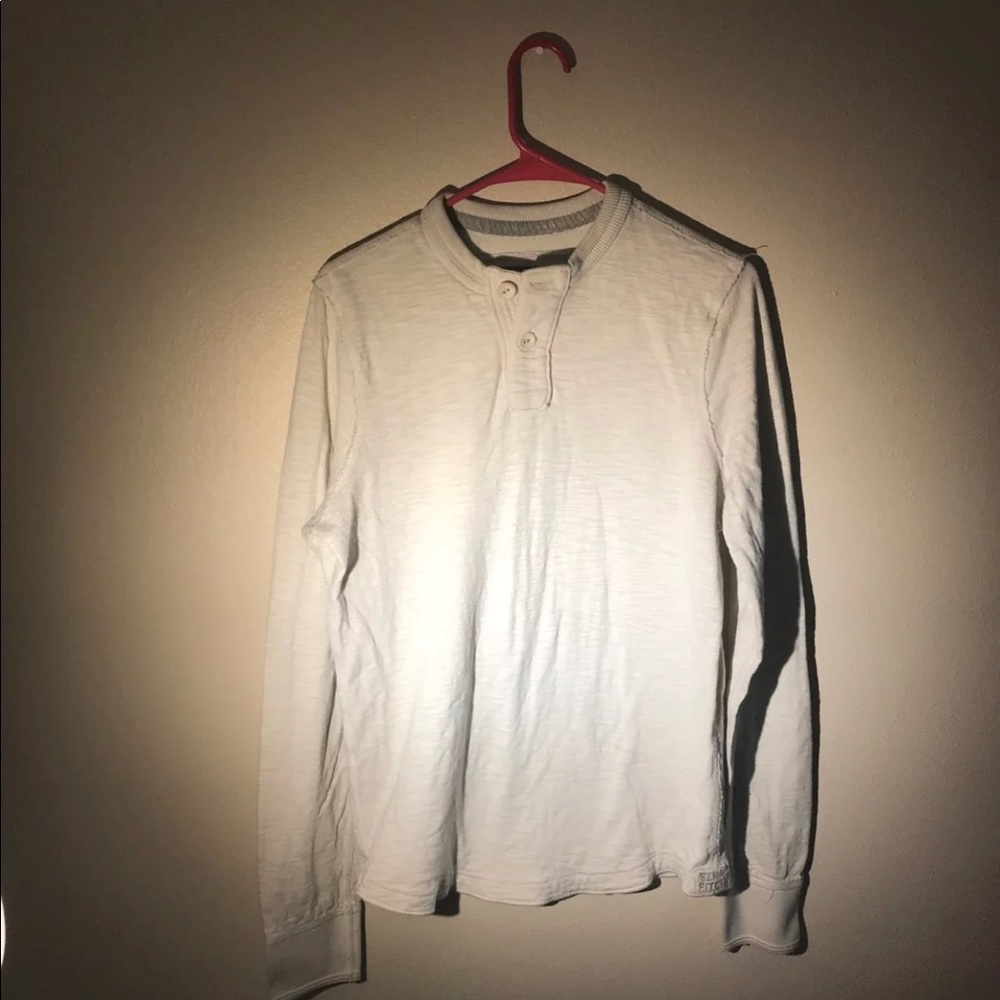 Ezra Fitch white long sleeve button shirt
